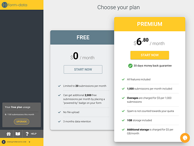 Form-Data choose-plan app choose plan forms pricing ui upgrade