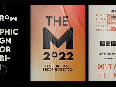 The Morrow – Posters branding exhibition design graphic design illustration poster design school