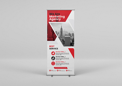 Creative Rollup Banner Design branding creative rollup banner design design flyer graphic design illustration rollup banner rollup banner design typography ui ux vector