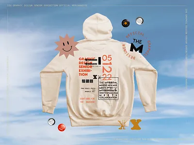 ISU Graphic Design Senior Exhibition – Hoodie Design graphic design grunge hoodie merchandise typography