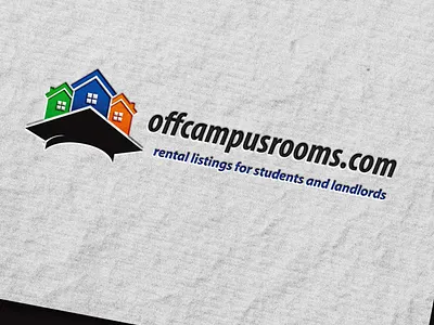 Off Campus Rooms Brand Logo Design | WebsManiac Inc. logo logo design logo designer logo designing logo designs logos websmaniac
