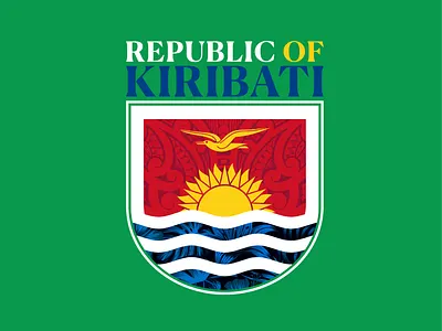 Republic of Kiribati branding graphic design logo