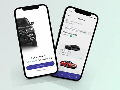 Car Rental App app app design design figma mobile app ui uiux