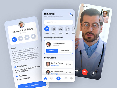 Medso - Medical Mobile App appointment chat clinic consulting doctor appointment doctor booking doctor consultation doctor help health health care hospital medical mobile app patient app recent ui ui designer ux ux designer video call