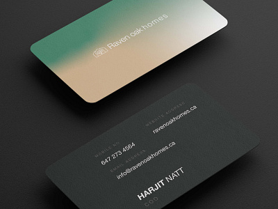 Minimalistic VCard Design advert branding businesscard design real estate social media vcard