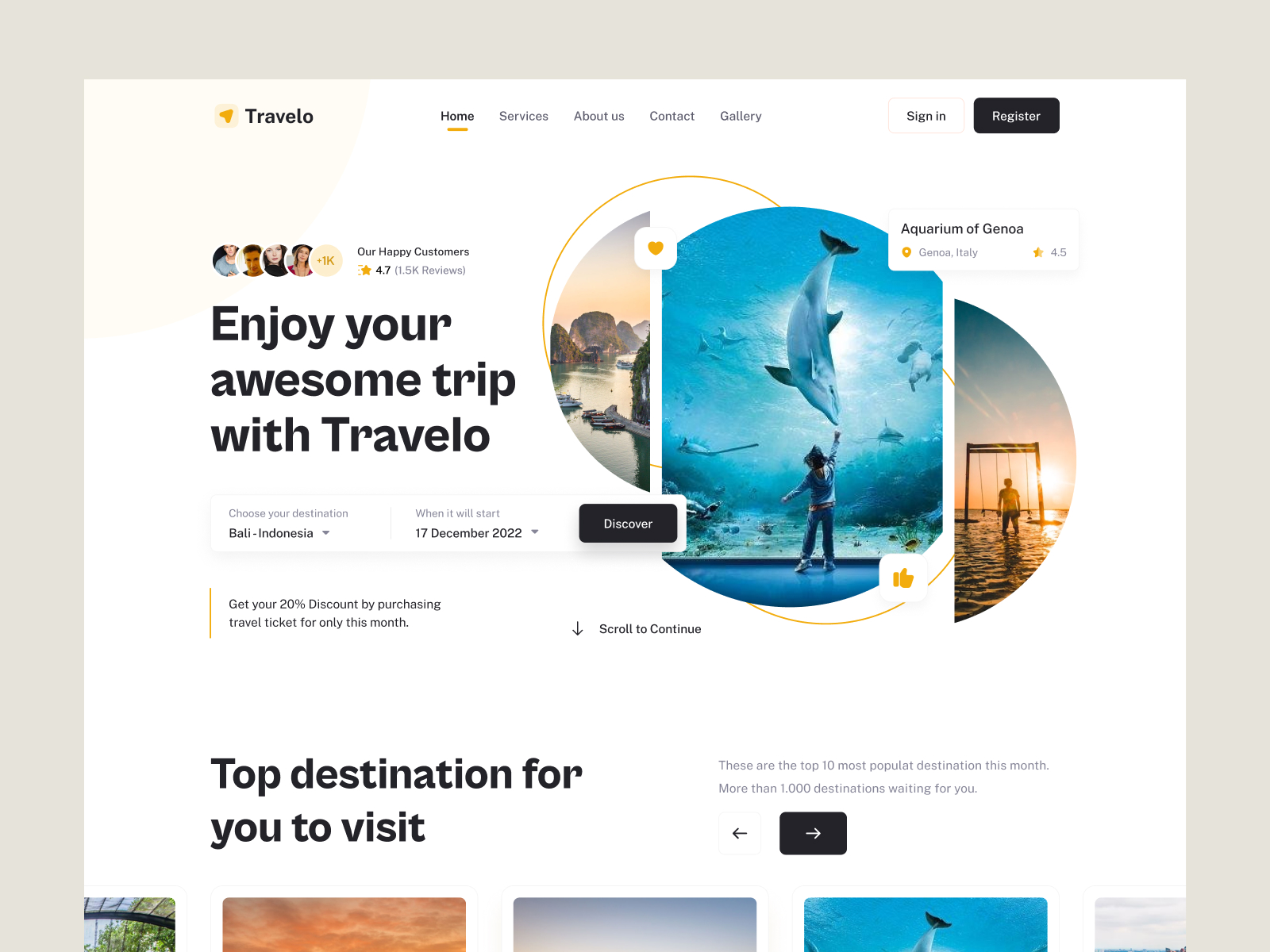 Travel Agency Landing Page: Cùng với sự tăng trưởng của ngành đi du lịch, thiết kế trang web Landing Page giới thiệu sản phẩm và dịch vụ của các công ty du lịch đang trở nên quan trọng hơn bao giờ hết. Sử dụng các trang web Landing Page chuyên nghiệp, những người muốn đi du lịch có thể tìm kiếm và đặt các chuyến đi hấp dẫn mà không tốn quá nhiều thời gian.