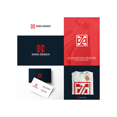 Clothing Brand Logo Design branding brands business clothing clothingbrand fashion fashion designer fashionbrand graphic design initial letter initial logo logo design logotype modern monogram streetwear typography vector zd letter logo