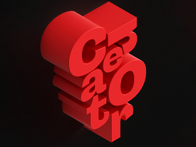 Creator 2d animation colours design flat illustration letters logo motion ui