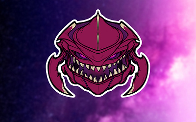 Cho'Gath Patch Design art branding color design illustration patch