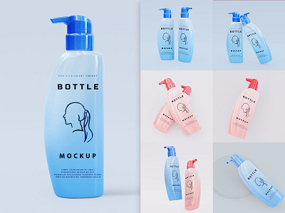 3D Realistic Bottle Soap and Shampoo Mockup bottle mockup bottle packaging branding design gel lotion lotion bottle lotion mockup mockup packaging mockup plastic bottle plastic packaging product mockup product packaging psd shampoo shampoo bottle shampoo mockup shower gel template