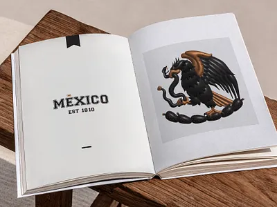 México 3d design emblem flag illustration independence mexican mexico