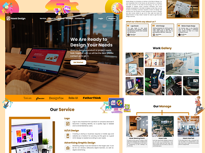 Hawk Desain about us contact us desain web design design service design web designer get started graphic design indonesia landing page meeting service ui ui design uiux web login website