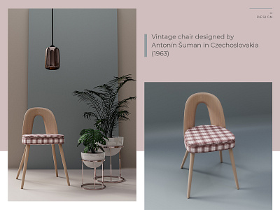 Chair designed by Antonín Šuman chair