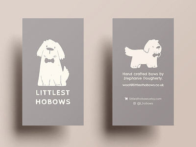Littlest Hobows brand design branding design graphic design illustration logo pet