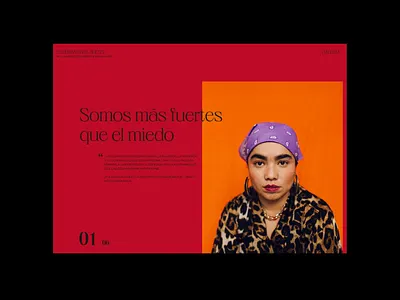 8M - We will stop it all! - UI Motion Landing interactive designer motion scroll scroll interaction ui ui interaction ui motion web animation web3 woman power