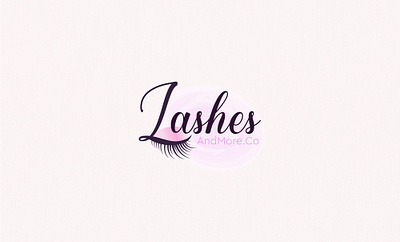 Lashes and More creative logo logo logo art logo creative logo desig logo design modern modern logo