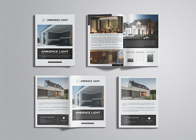 Clean, Elegant Brochure Design annual report architecture architecture brochure branding brochure design clean brochure design elegant brochure fiverr flyer design graphic design portfolio print matrial real estate real estate brochure