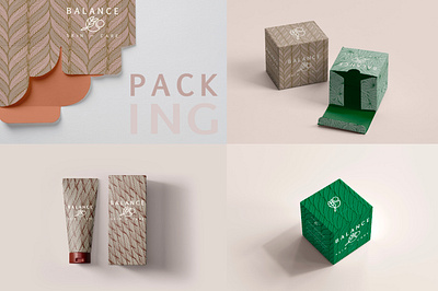 Packing pattern for cosmetics brand identity branding design illustration package packing pattern print