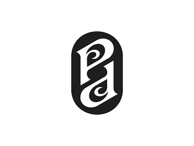 P D monogram logo design by @anhdodes - @logoadoni - logomark branding d design illustration logo logo design logodesign minimalist logo monogram p typography