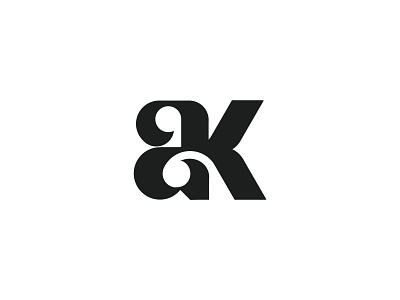 A K monogram logo design by @anhdodes - @logoadoni - logo mark a branding design illustration k logo logo design logodesign monogram typography