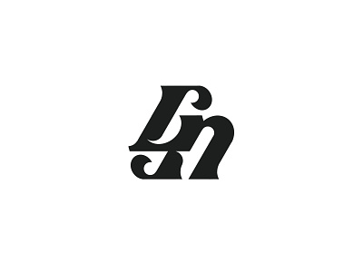 L N monogram logo design by @anhdodes - @logoadoni - logomark branding design illustration l logo logo design logodesign minimalist logo monogram n typography