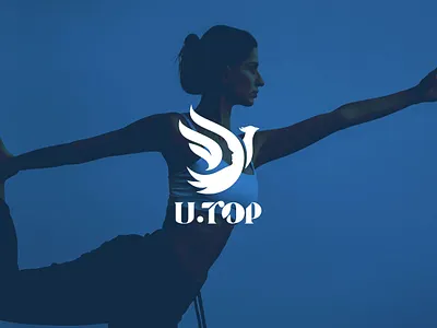 U.TOP logo design branding design graphic design logo vector