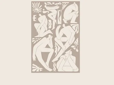 Abstract Minimalist Character art character character design concept fiat illustration illustration art matisse minimalism pattern people poster poster design retro vector vectornator