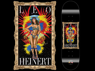 TORRO SKATEBOARDS - LEO HEINERT PRO DECK design digital illustration digital painting figurative art graphic design illustration lettering skate graphic skateboarding typography