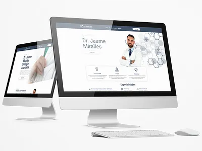 Medical web - Jaume Miralles design divi graphic design landing medical ui uiux web web design wordpress