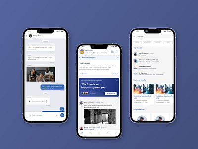 Mahamandal - A Community APP businesses community app design events groupchat jobs mobile app people ui ux