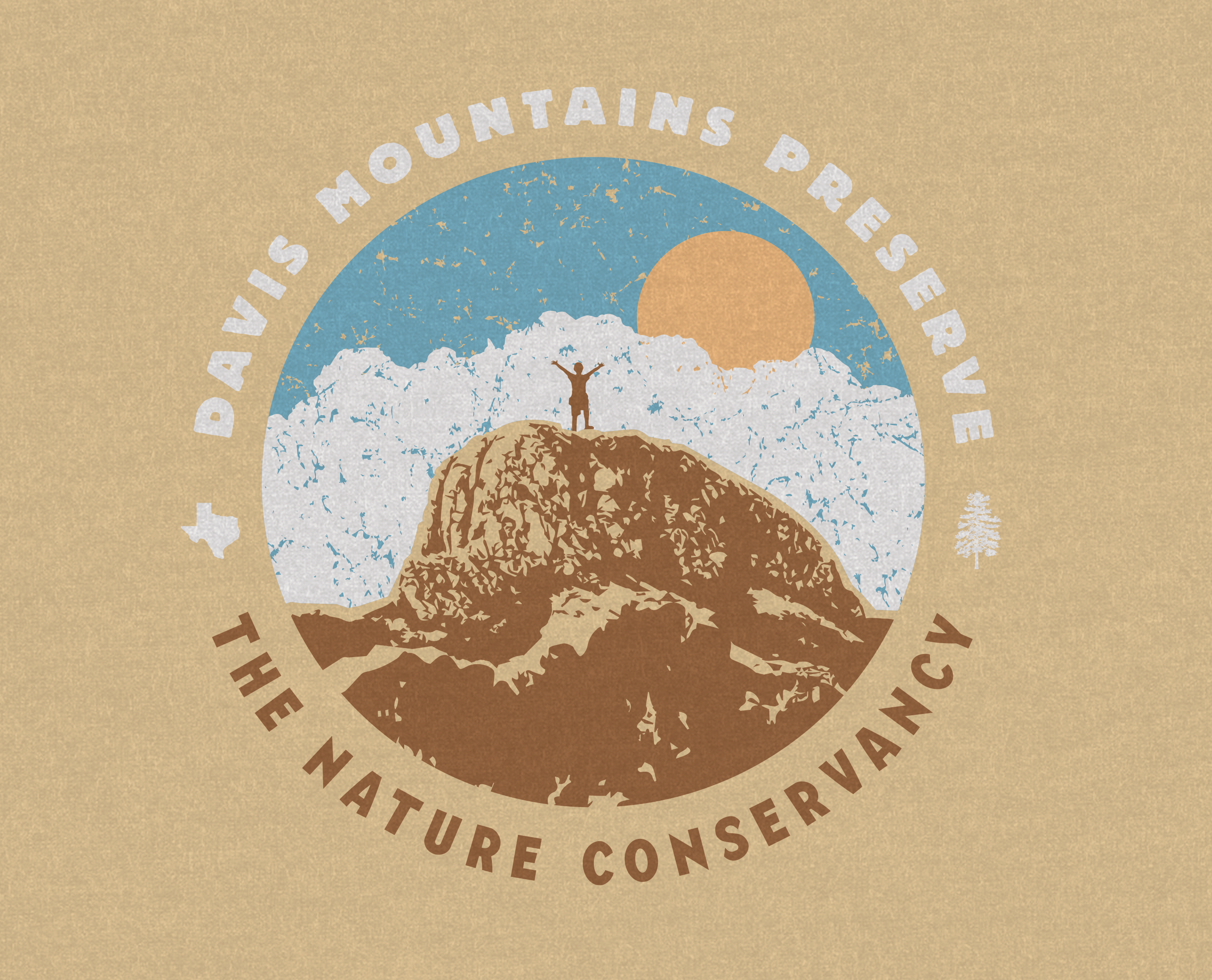The Nature Conservancy Shirt Design design graphic design illustration mountains nature non profit shirt design