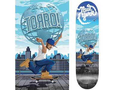 TORRO SKATEBOARDS- "ATLAS" CAPSULE branding design graphic design illustration lettering nyc skate graphics skateboarding typography