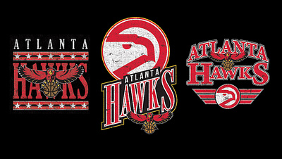 ATLANTA HAWK GRAPHICS basketball branding design graphic design lettering logo nba sports typography