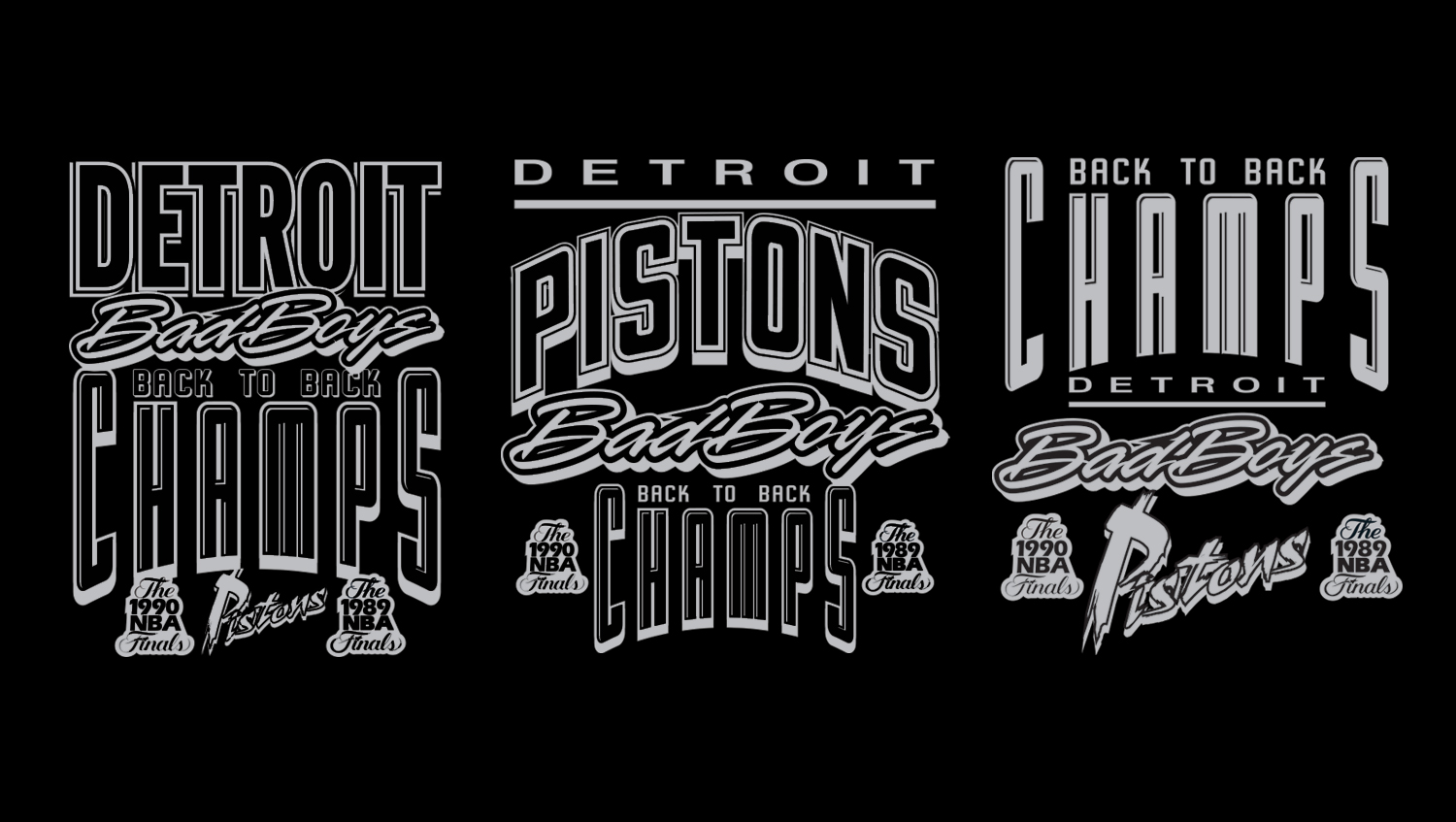 DETROIT PISTONS - BACK TO BACK By TRAVROC On Dribbble