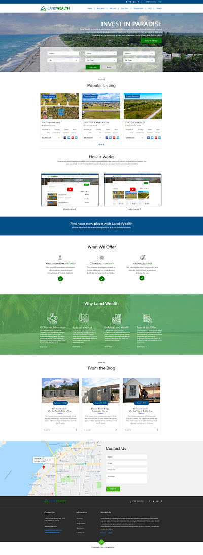 Property website landing page UI app branding design graphic design illustration logo ui ux