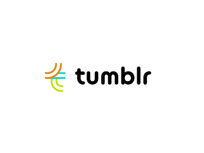 Tumblr concept branding geometric logo logodesign modern tumblr