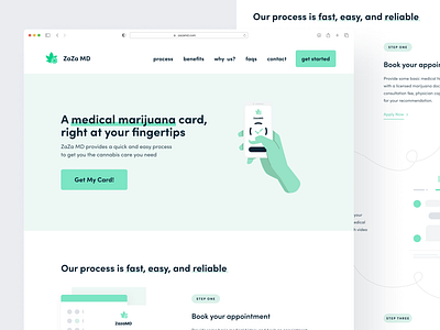 Website design for medical marijuana company design ui user experience design user interface design ux web design website website design wordpress