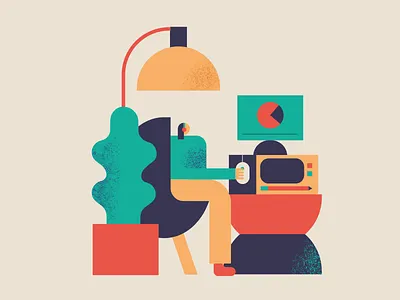 Data art artdirection character computer data design graphics illustration it plants science tech technology ui web