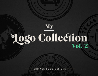 Logo Collection | Vol. 2 badge design engraving etching logo logo brand logo collection logo design logo designer logo illustration vintage vintage designer vintage logo