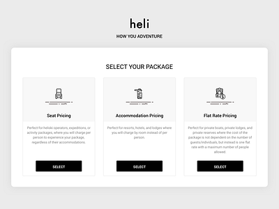 Heli - How you adventure adventure heliskiing landing page live website sketch sports ui ux website