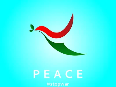 #stopwar abdesig art design flat flat design graphic design illustration logo peace stopwar war