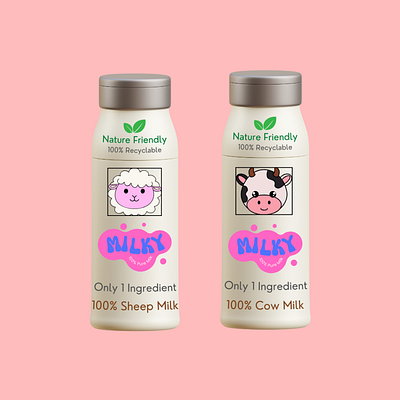 Milky | Product Packaging brand design branding