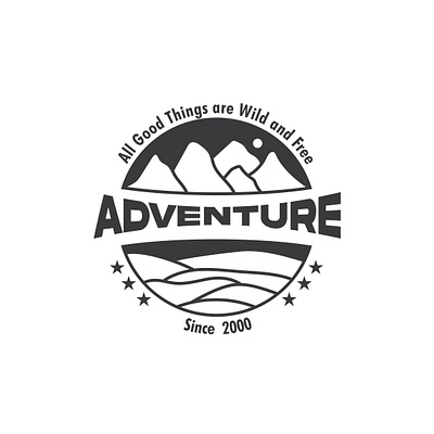 Adventure vintage logo design adventure adventure logo adventure vintage logo clean logo design graphic design illustration illustrator logo logo design modern logo modern vintage logo mountain vintage logo mountains vintage vintage logo