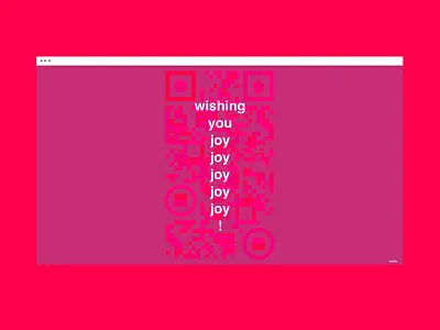 Joy with the AIGA aiga animation branding fun graphic design holidays joy lottie motion red web