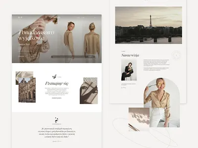 Ambery - Luxury UI/UX E-Commerce Website Design beige brand business e commerce elegant feminine luxury minimalistic modern silk ui ux webdesign website