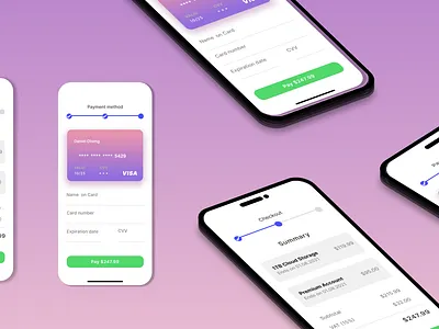 Credit Card Check out page design ui