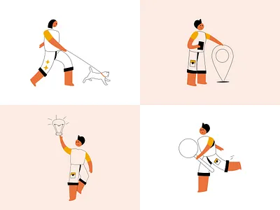 Nubica - Minimal Free Illustrations #4 design dorik graphic design illustration ui vector