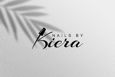 Nails Business logo black branding companylogo creative design eyecatchy flat graphic design illustrator logo modern professional design text typography vector web