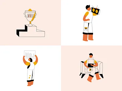 Nubica - Minimal Free Illustrations #5 branding design dorik graphic design illustration ui vector