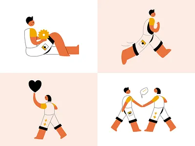 Nubica - Minimal Free Illustrations #6 branding design dorik graphic design illustration ui vector